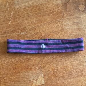 Lululemon Striped Purple Headband